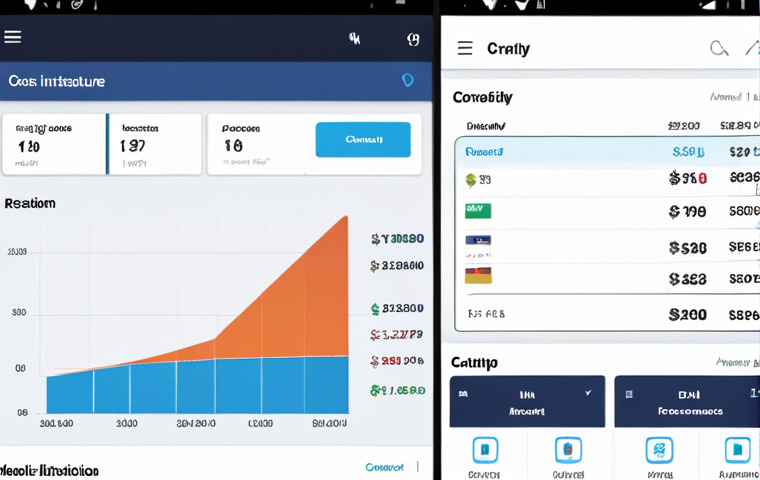 **
A cloud infrastructure cost management dashboard, displaying charts and graphs illustrating cost optimization strategies. Focus on elements like rightsizing instances, reserved instances, and autoscaling. Consider a modern, clean design with a Malaysian ringgit (RM) currency symbol visible. Include the text "FinOps" subtly in the background.
**